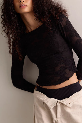 Night Shift Layering // Black // The Free People
