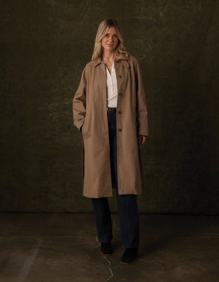 Normal Stretch Car Coat // Dark Khaki