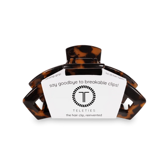 Open Tortoise Medium Hair Clip - Teleties