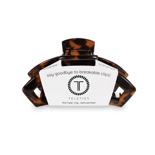 Open Tortoise Small Hair Clip - Teleties