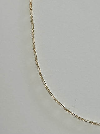 Tiny Rolo & Paperclip Chain 18”