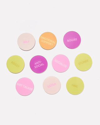 Party Personality Coasters // Tart By Taylor