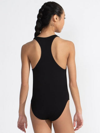 11374W Rib Leotard Black