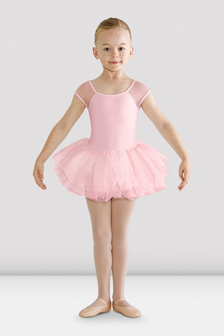 CL5562 Candy Pink Cap Sleeve Skirted Leo