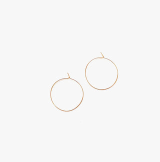 Dainty Gold Hoops - Cedar and Cypress