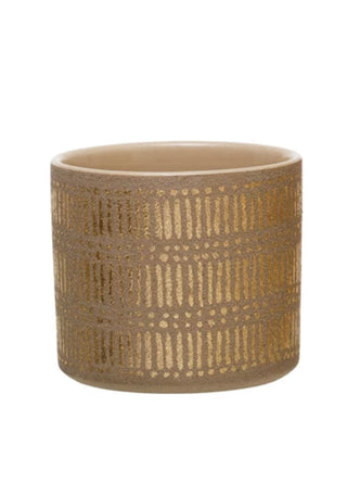 Gold Design Sand Small Pot