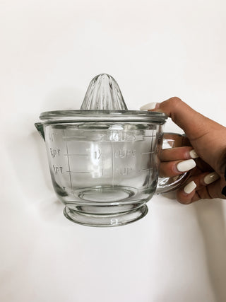 Pressed Glass Juicer