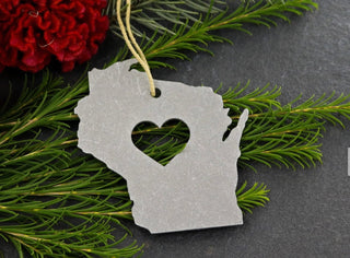 Wisconsin Christmas Ornament