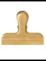 Gold Stainless Steel Clip