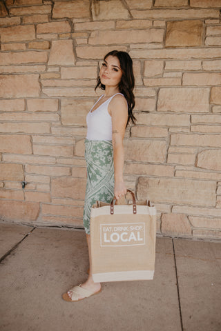 Eat Drink Farmer's Market Tote