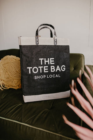 The Tote Bag Shop Local Black