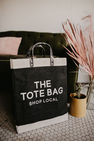 The Tote Bag Shop Local Black