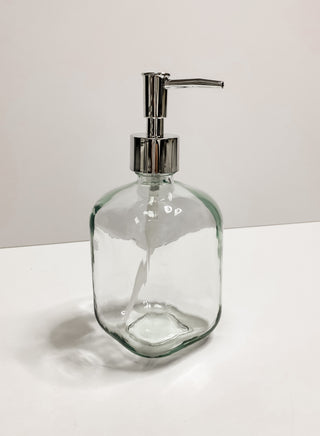 Recycled Glass Soap Bottle with Pump