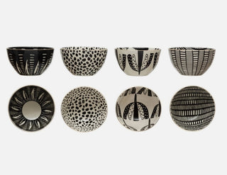 Patterned Stoneware Bowls