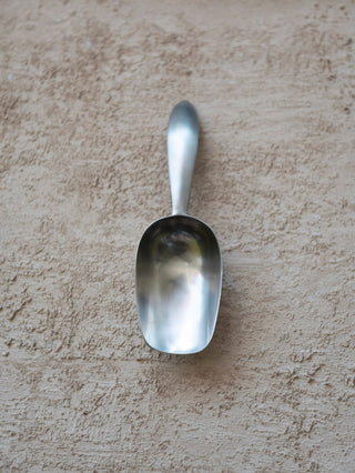 Stainless Steel Scoop, Nickel Finish