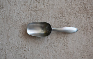 Stainless Steel Scoop, Nickel Finish