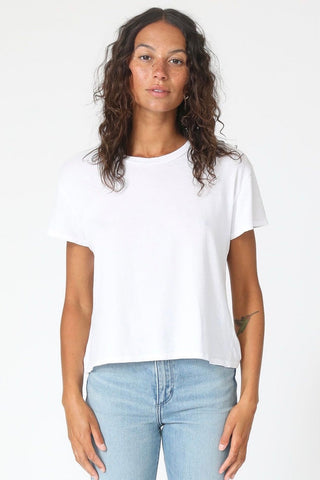 Perfect White Tee Harley Boxy Crew - White