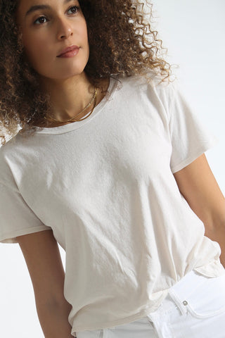 Perfect White Tee Harley Boxy Crew - White