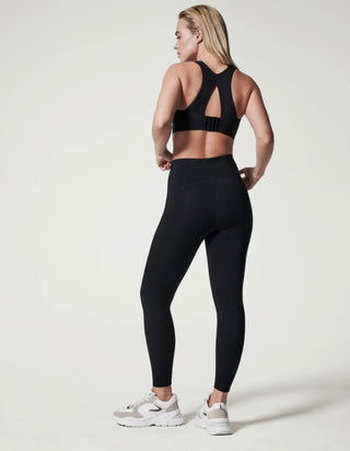 SPANX Booty Boost® Active 7/8 Leggings - Very Black