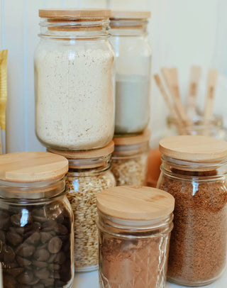 Bamboo Jar Lid - Wide Mouth