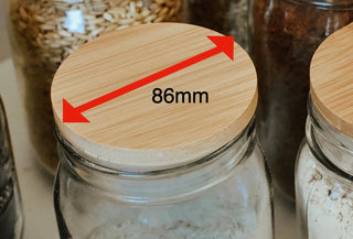 Bamboo Jar Lid - Wide Mouth