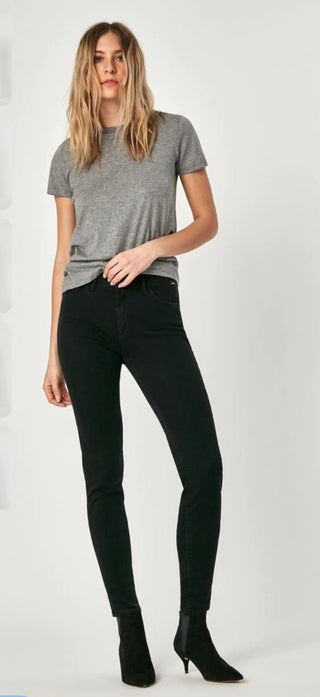 MAVI Alissa Black Brushed Supersoft Denim