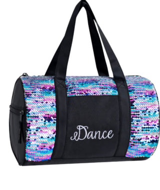 Striped Sequins Duffel