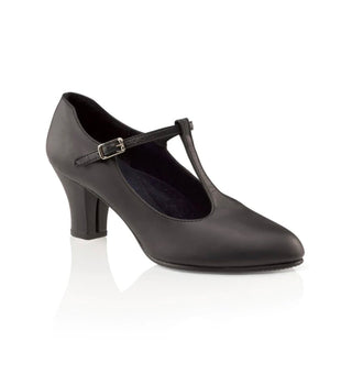 Capezio - 700 T-Strap Black Character Shoe