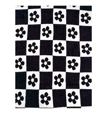 Daisy Checker Blanket