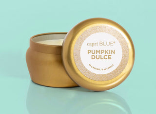 Capri Blue - Pumpkin Dulce Glam Mini Tin, 3 oz