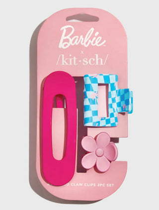 Barbie x Kitsch Assorted Claw Clip Set 3pc