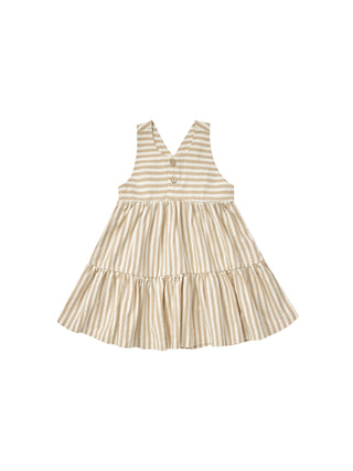 Rylee & Cru Ruby Swing Dress | Sand Stripe