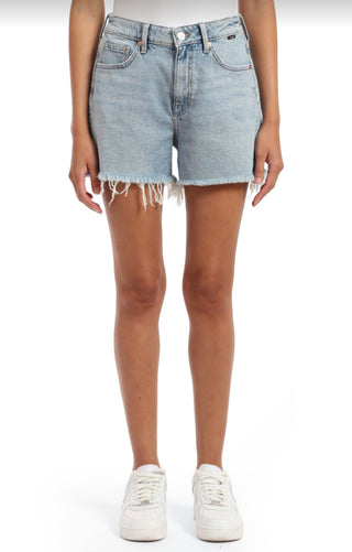 Mavi Heidi Bleached Jean Short - Recycled Blue