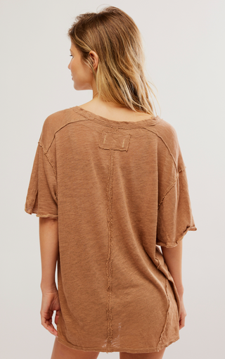 Free People All I Need Tee - Toasted Coconut