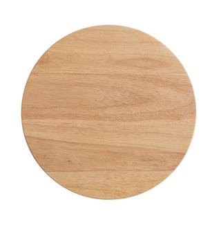 Rubberwood Cutting Board w/Handles - Natural