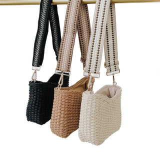 Staycation Straw Shoulder/Crossbody Bag