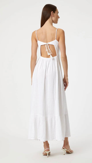 Mavi Woven Maxi Dress- White