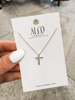 Cross Necklace- Gold