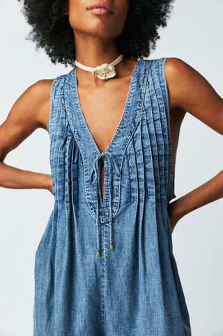 Free People Webster Romper- Falling Rain