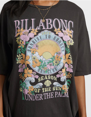 Billabong Under the Palms Graphic - Off Black