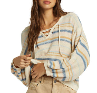 Billabong // So Sweet Striped Knit Top