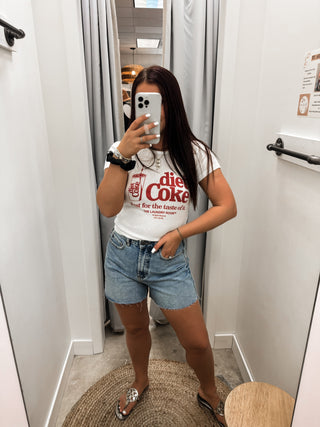 Diet Coke On Ice - Baby Tee / The Laundry Room