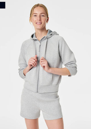 Spanx // AirEssentials Full Zip- Heather Grey