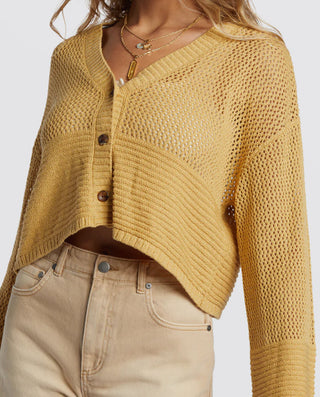 Billabong // Tavi Cardigan- Yellow