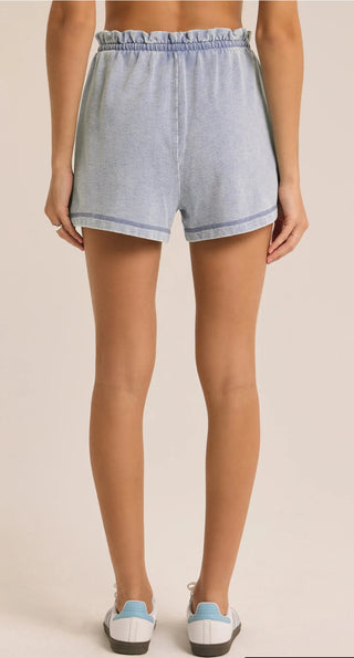 Z Supply // Gael Knit Denim Shorts - Washed Indigo