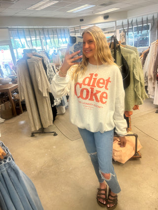 Diet Coke 94 Jump Jumper - Pebble Heather/ The Laundry Room