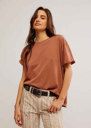 Free People- Nina Tee- Tortoise Shell