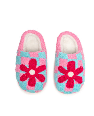 Retro Flower Kids Slippers