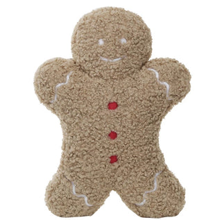 Fabric Gingerbread Man Shaped Pillow