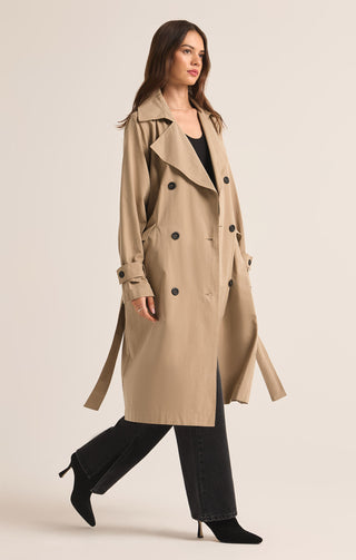 Z Supply - Dorian Trench Coat Driftwood